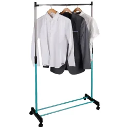 Portant simple à roulettes L. 96 cm