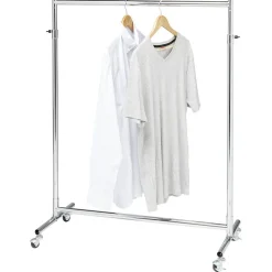 Portant tube charge lourde gris