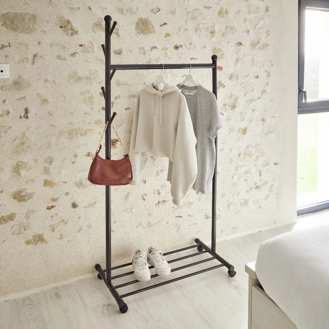 Portant vêtements 3 en1