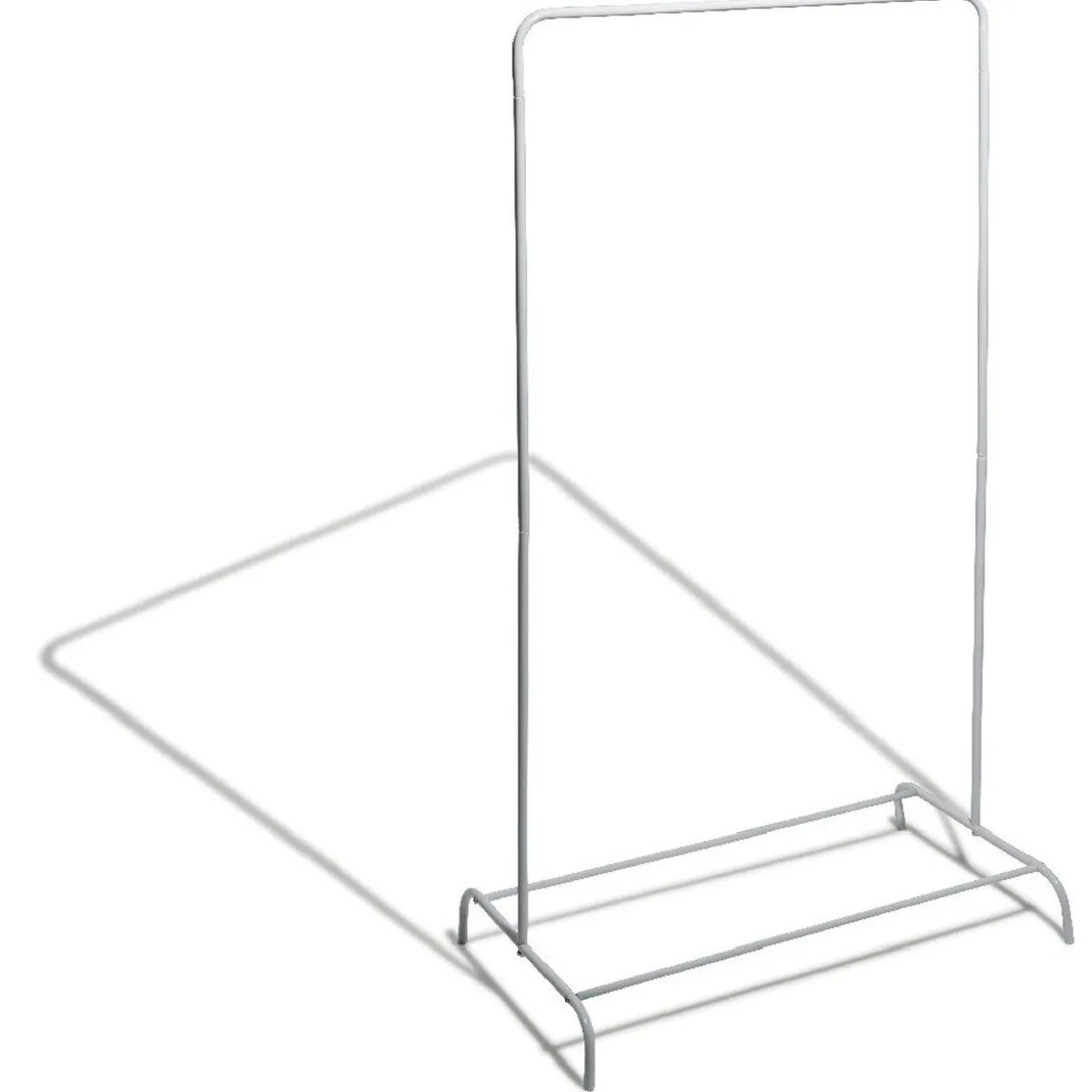 Portant vêtements simple blanc