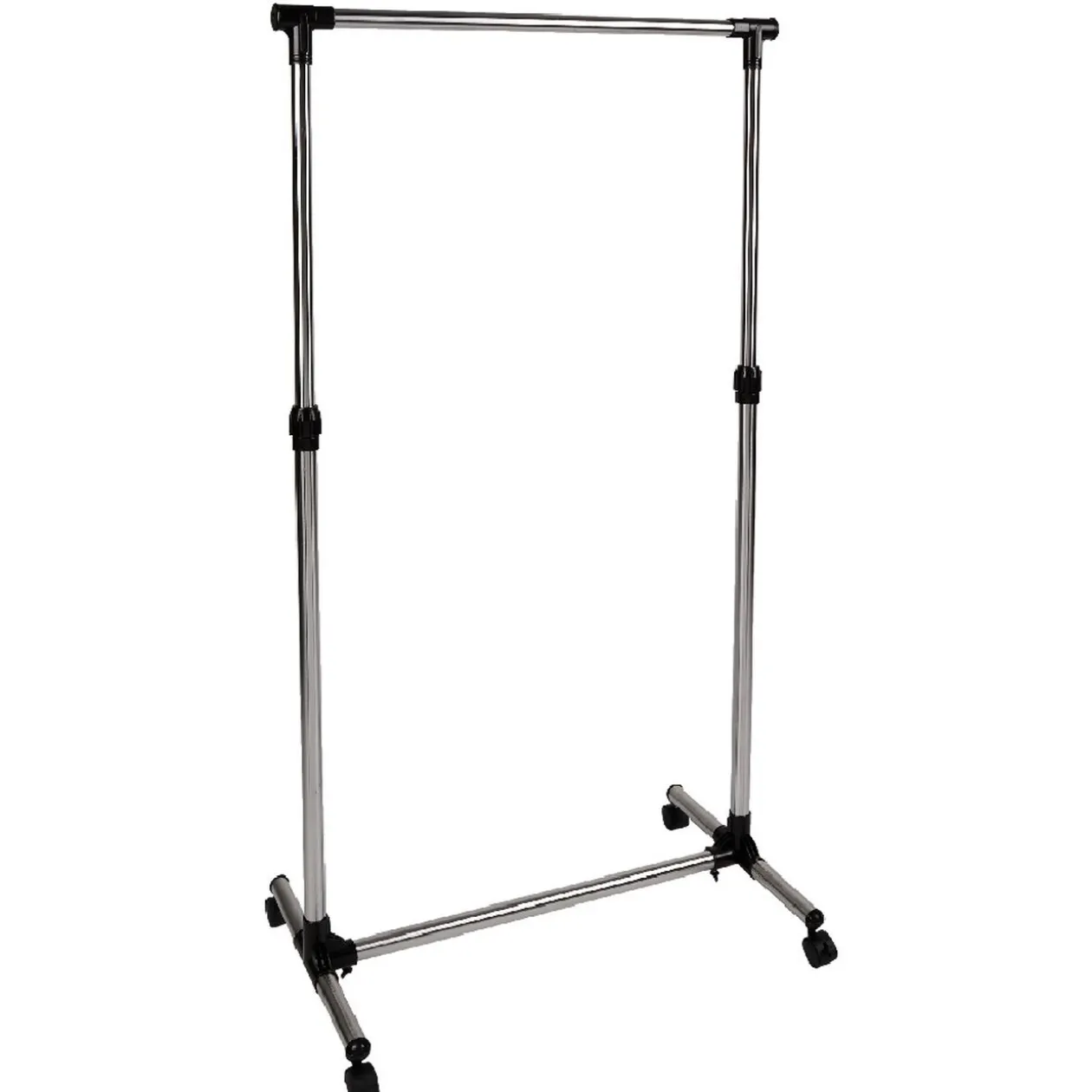 Portant vêtements tube simple noir