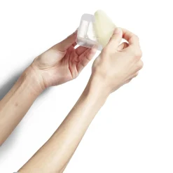 Porte balai adhésif plastique