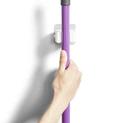 Porte balai adhésif plastique