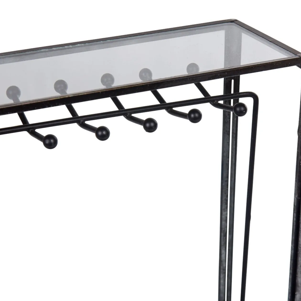 Porte bijoux en forme de coffre en verre collection Urban