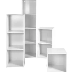 Porte Box Cube bois blanc