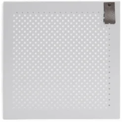 Porte Box Cube métal ajouré gris