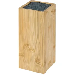 Porte couteaux en bambou 10,5x10,5xH22cm