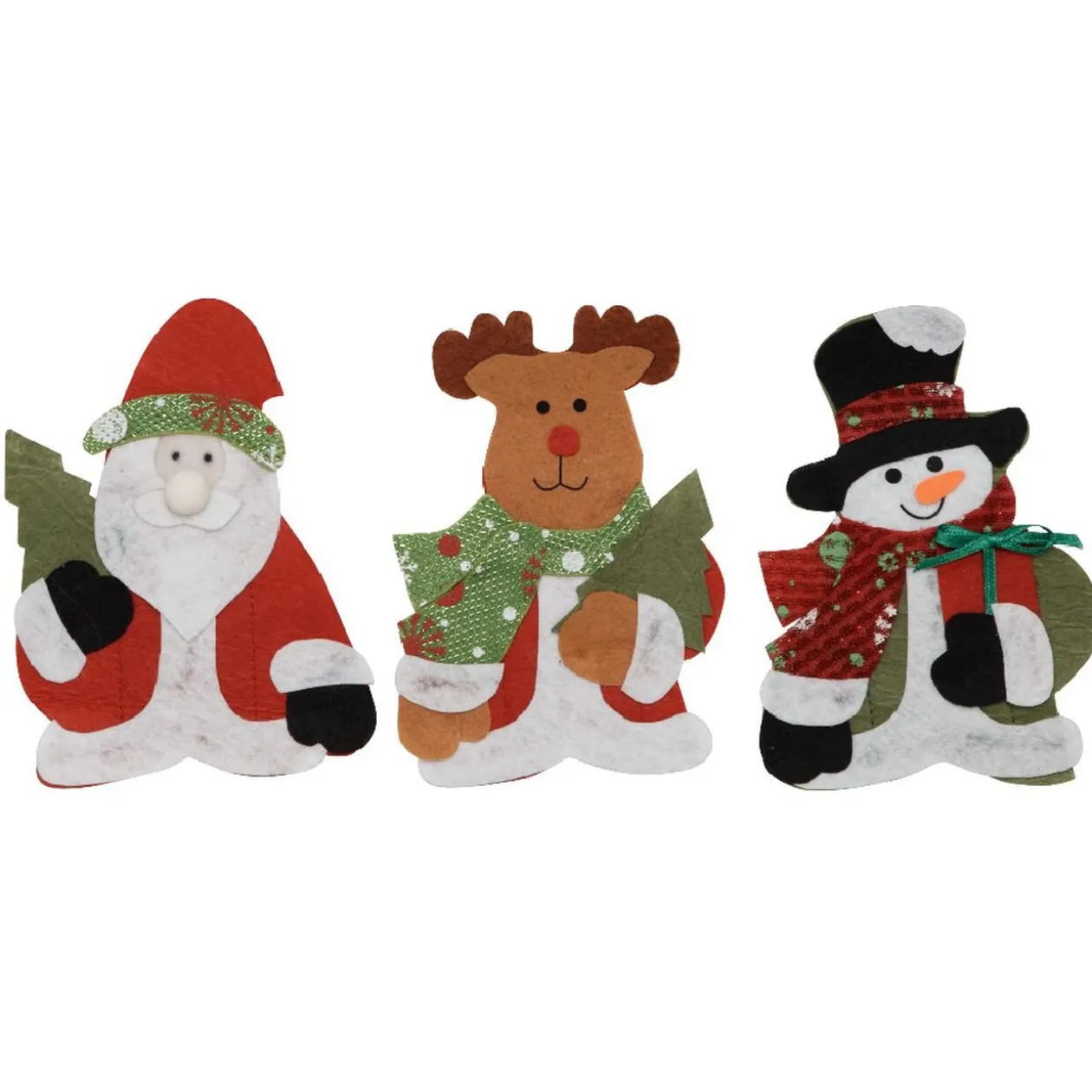 Porte couvert personnage de noël