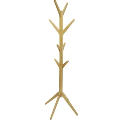 Porte manteau bambou 8 crochets 4 pieds 60x60xH167cm
