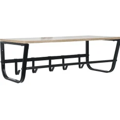 Porte manteau mural avec tablette