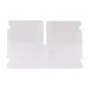 Porte masque pliable format de poche blanc transparent