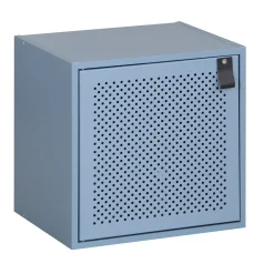 Porte pour structure Box Cube métal Bleu