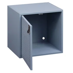 Porte pour structure Box Cube métal Bleu
