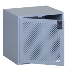 Porte pour structure Box Cube métal Bleu