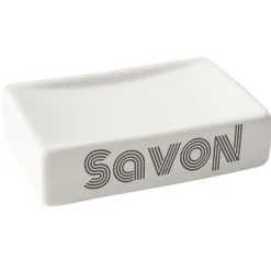 Porte savon avec inscription savon