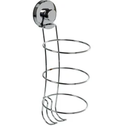 Porte sèche cheveux à ventouse inox