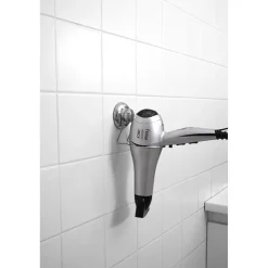 Porte sèche cheveux avec ventouse