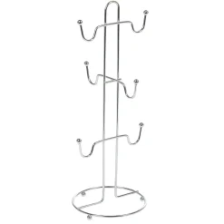 Porte tasses gris en métal