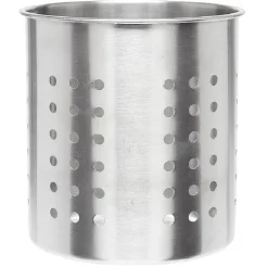 Porte ustensile rond inox point ajouré