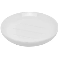 Porte-savon céramique uni blanc