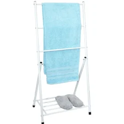 Porte-serviettes blanc