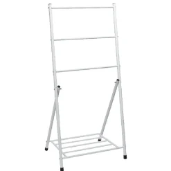 Porte-serviettes blanc