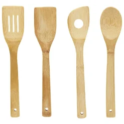 Pot avec ustensiles en bambou