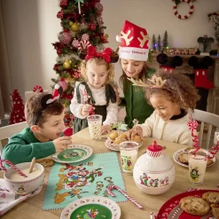 Pot en verre Disney Mickey Merry Kissmas avec couvercle Ø16xH20cm