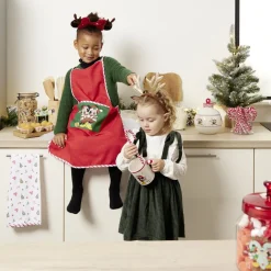 Pot en verre Disney Mickey Merry Kissmas avec couvercle Ø16xH20cm