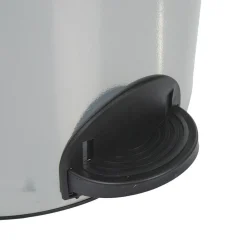 Poubelle à pédale 30 L antitrace grise