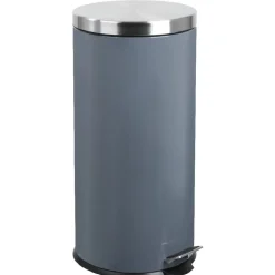 Poubelle à pédale 30 L grise