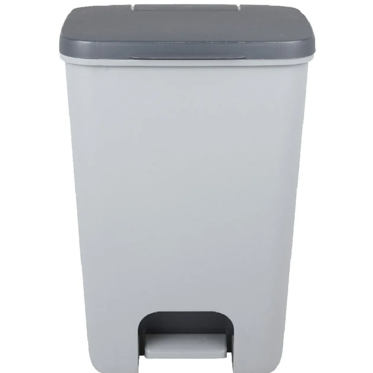 Poubelle à pédale 40 L grise