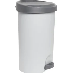 Poubelle à pédale gris béton 27L