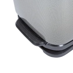 Poubelle à pédale Jive aspect carbone noir 40 L