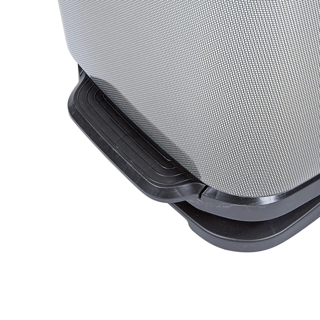 Poubelle à pédale Jive aspect carbone noir 40 L