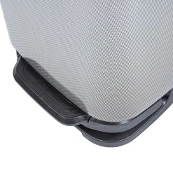 Poubelle à pédale Jive aspect carbone noir 20 L