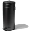 Poubelle à pédale noire 30 L