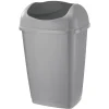 Poubelle à rabat grise 25 L