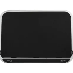 Poubelle automatique avec seau gris métallisé 40 L