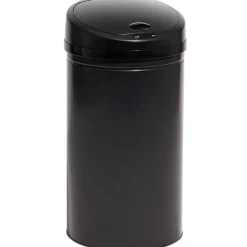 Poubelle automatique inox 28 L noire