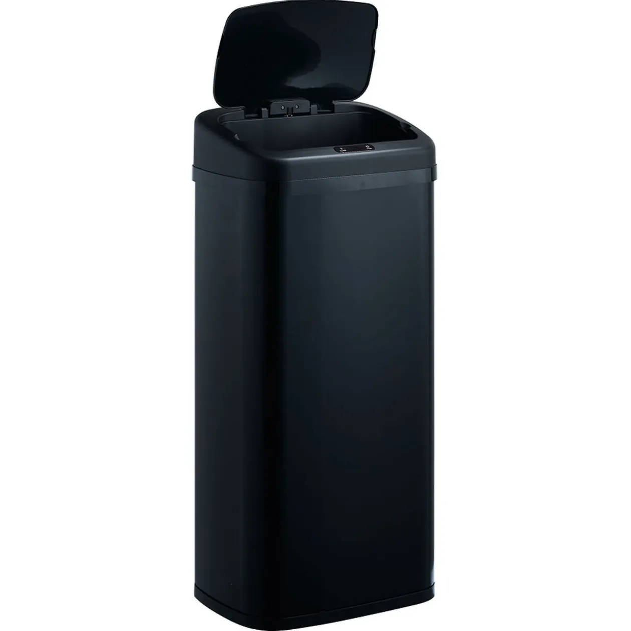 Poubelle automatique noir mat 40 L