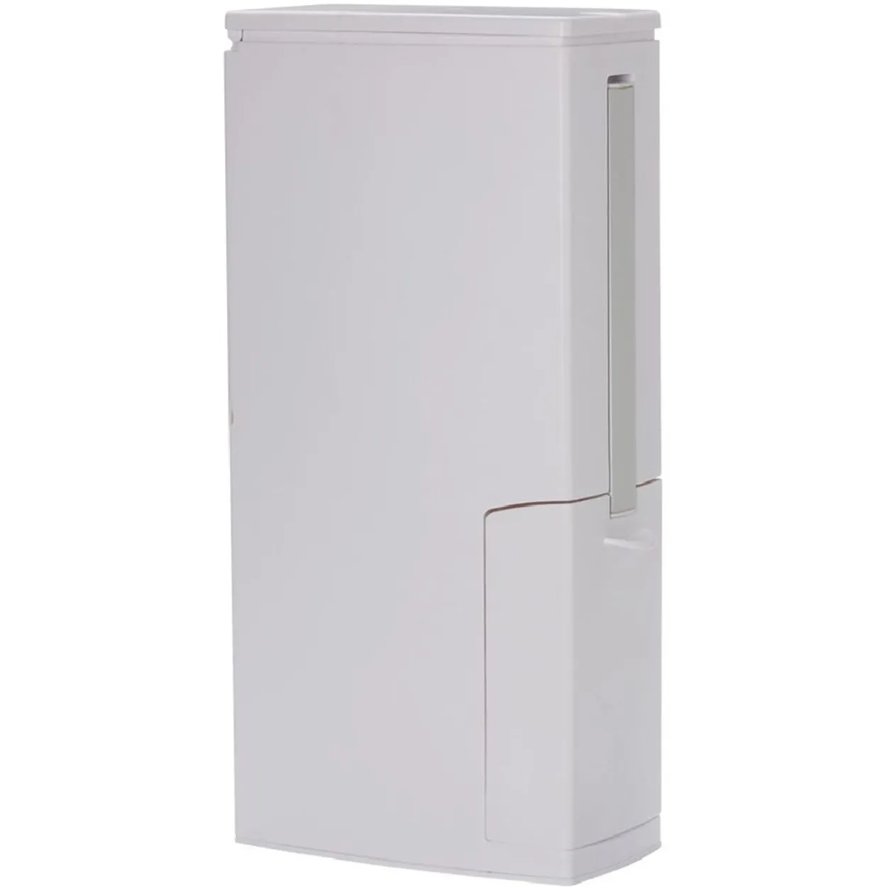 Poubelle brosse WC blanche