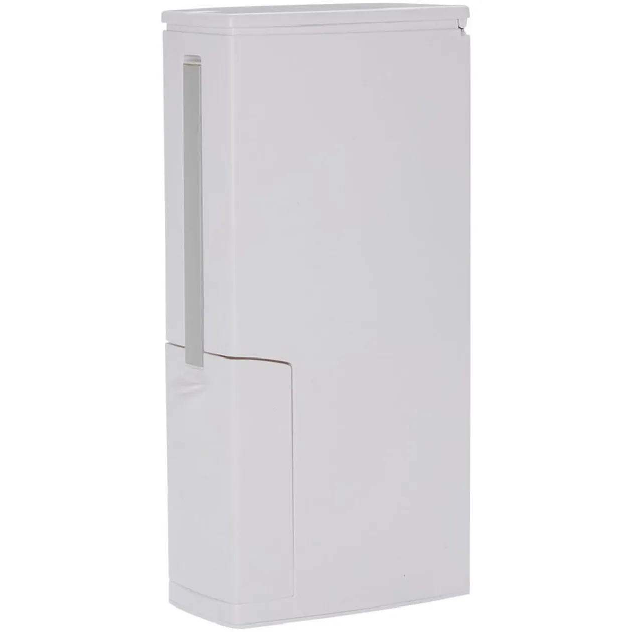 Poubelle brosse WC blanche