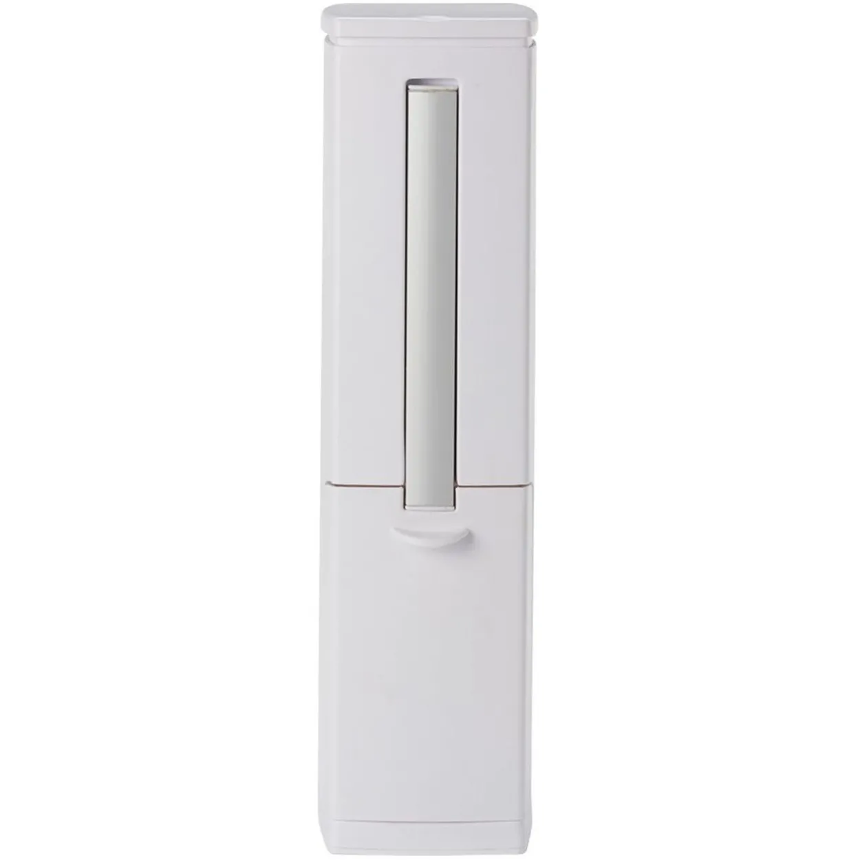 Poubelle brosse WC blanche