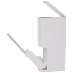 Poubelle brosse WC blanche