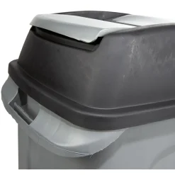 Poubelle de garage 70L sur 4 roulettes