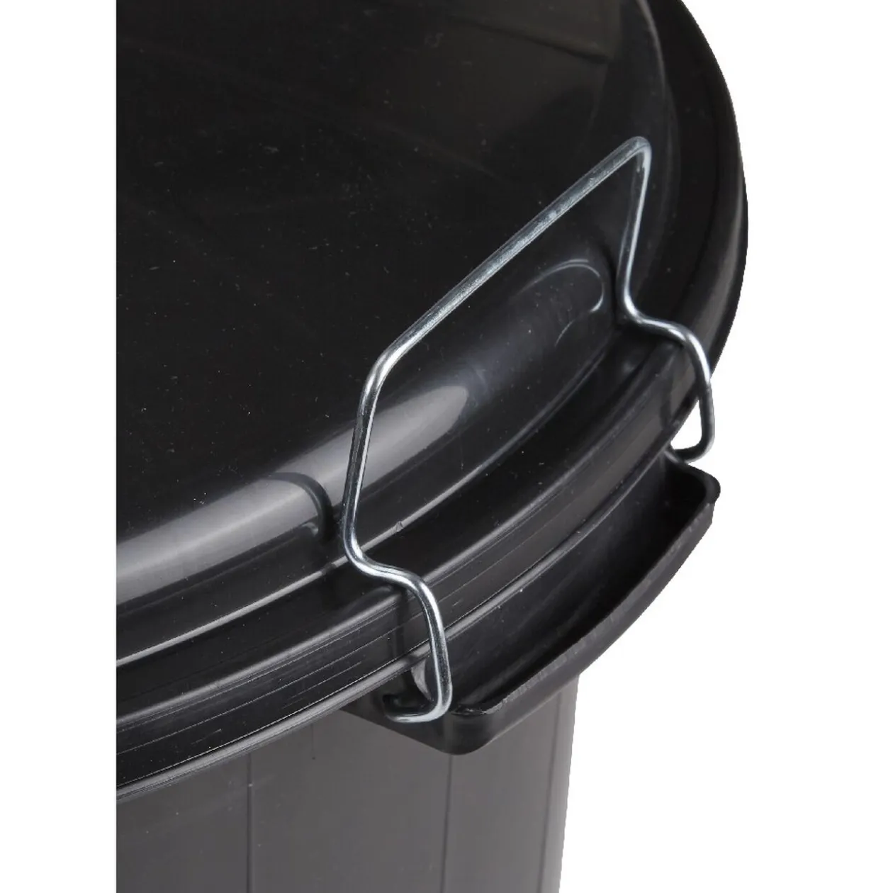 Poubelle de jardin noir 70 L