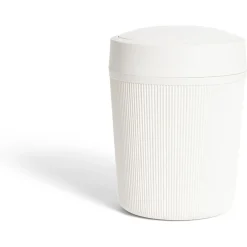 Poubelle de salle de bain grise ou beige Ø18,5xH25cm