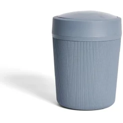 Poubelle de salle de bain grise ou beige Ø18,5xH25cm