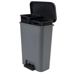 Poubelle de tri 2 compartiments 23L